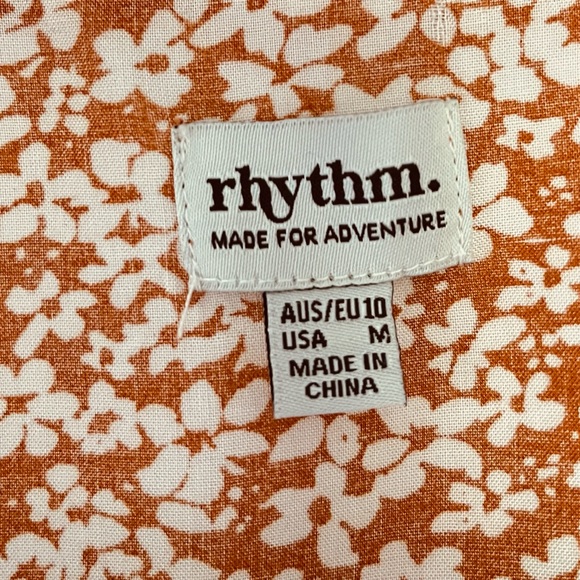 Rhythm. Crop button-up floral shirt - Picture 2 of 5